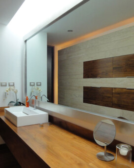 Tükör szerelése kerettel