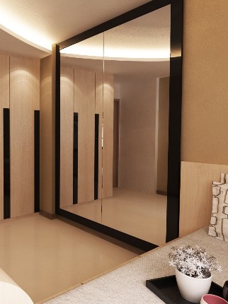 tükör a nappaliban